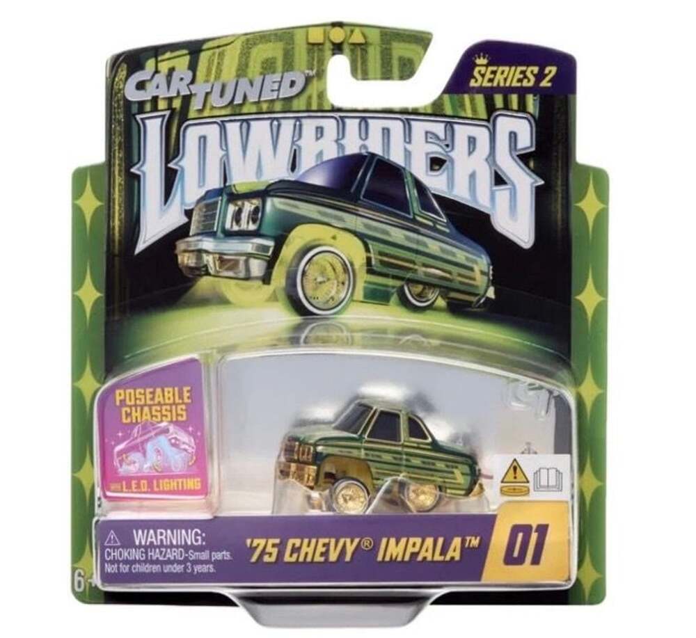 CarTuned Lowriders Series 2 '75 Chevy Impala #01 Diecast with LED Lighting